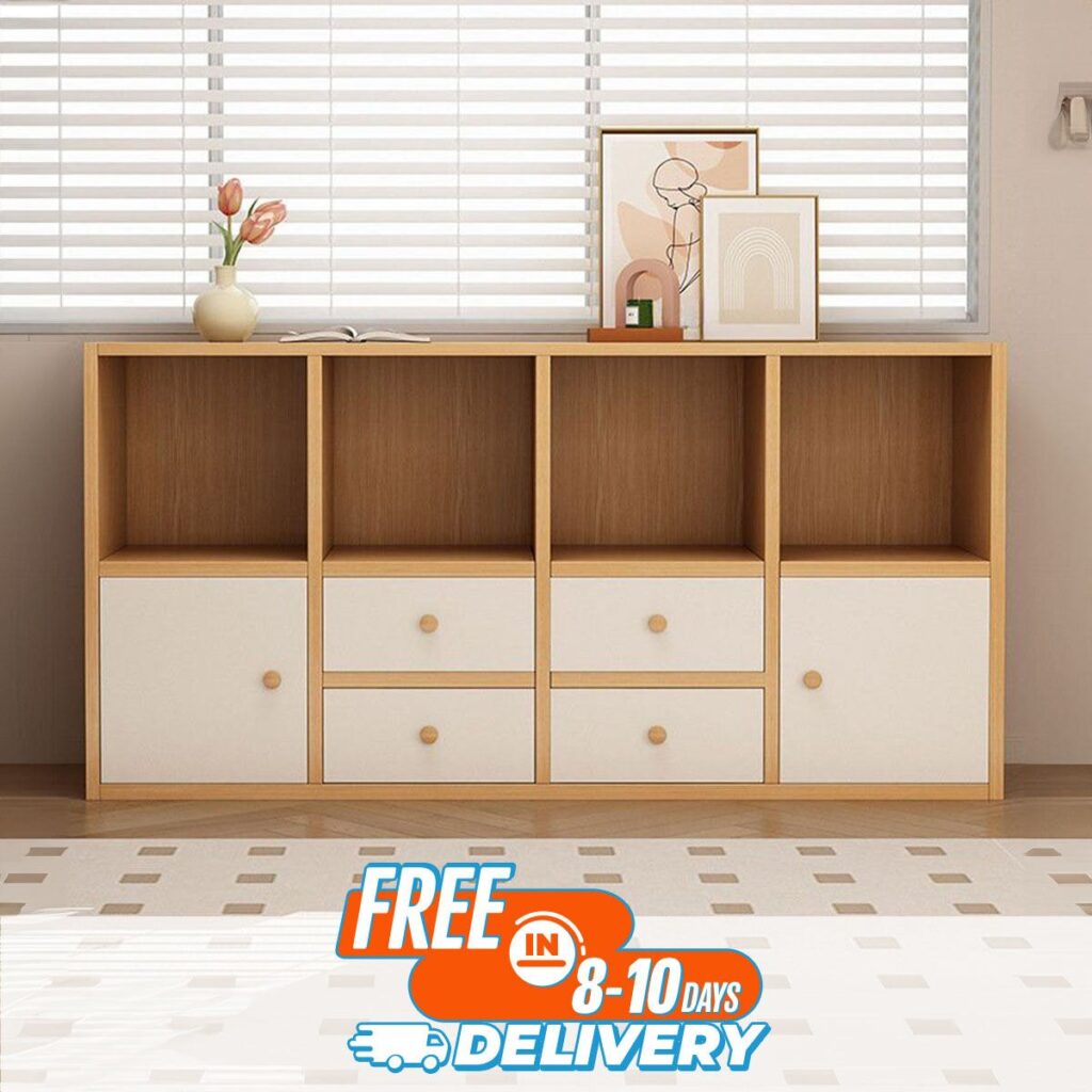RK Engineered-Wood Storage Bookshelf product photo from Daraz Bangladesh listing