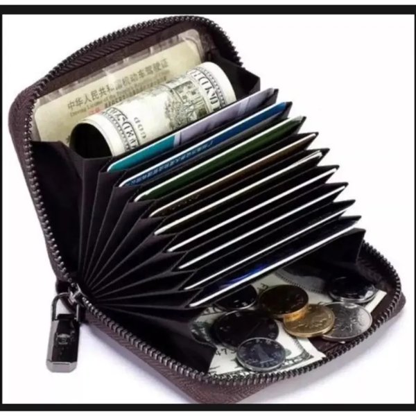 Black Debit/Credit Card Holder Wallet for Men & Women