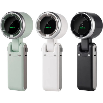Portable Handheld Mini Fan, Foldable Powerful Winds Turbo Fan